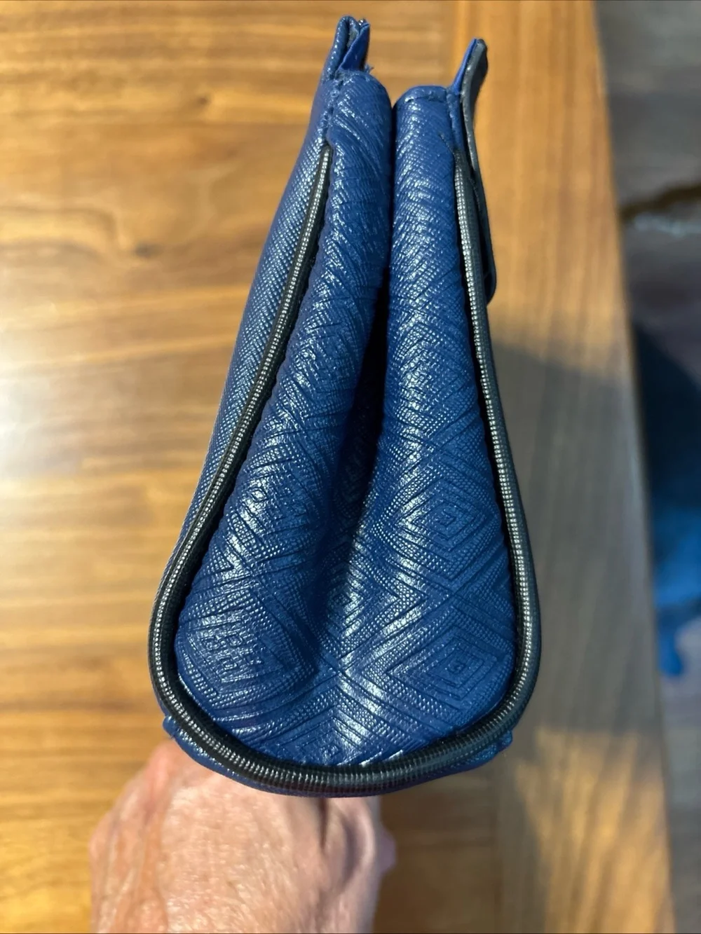 EVA Air X Salvatore Ferragamo Toiletry Bag, Navy Blue